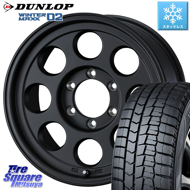 DUNLOP ウィンターマックス02 WM02 CUV ダンロップ スタッドレス ミツヤ 215/60R16 WEDS JIMLINE TYPE2 16インチ ジムライン 16 X 6.5J +25 6穴 139.7
