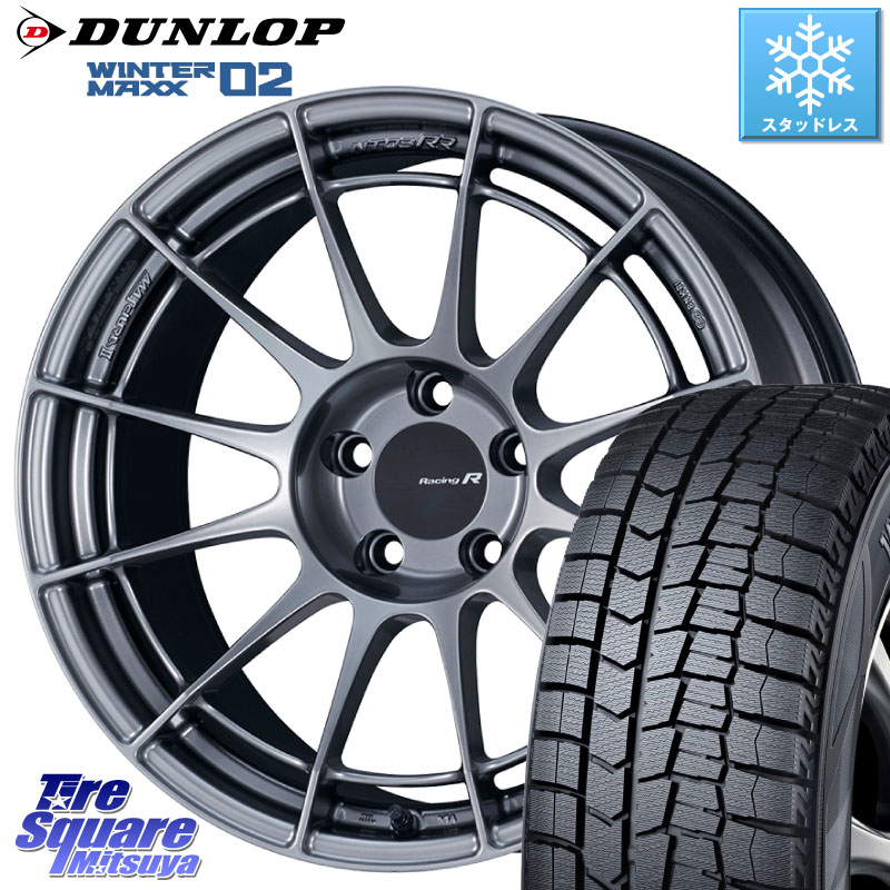DUNLOP ウィンターマックス02 WM02 CUV ダンロップ スタッドレス ミツヤ 215/60R17ENKEI エンケイ Racing Revolution NT03RR ホイール 17X7.5J 50 5穴 114.3 C-HR ZR-V RV系ヴェゼル RC系オデッセイ後期 CX-30 MX-30|タイヤスクエアミツヤ