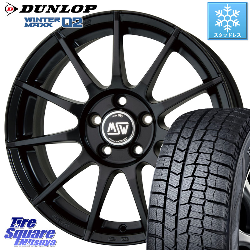 DUNLOP ウィンターマックス02 WM02 ダンロップ スタッドレス ミツヤ 225/50R17MSW by OZ MSW85-2 ホイール 17インチ 17X7.0J(VOL V40 MB4) 50 5穴 108 VOLVO ボルボ V40 クロスカントリー｜タイヤスクエアミツヤ