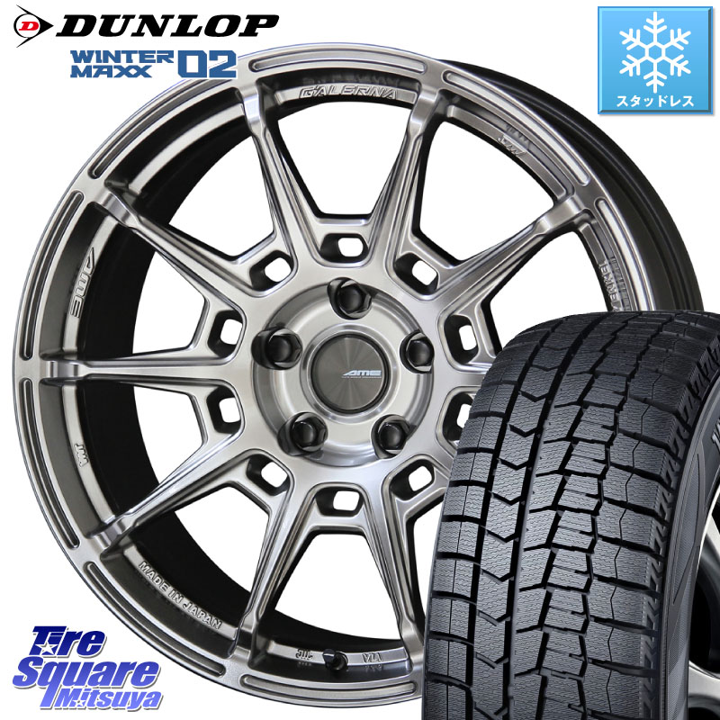 DUNLOP ウィンターマックス02 WM02 ダンロップ スタッドレス ミツヤ 235/50R18 KYOHO GALERNA REFINO ガレルナ レフィーノ ホイール 18インチ 18 X 8.0J +38 5穴 114.3 30系アルファード 30系ヴェルファイア 20系アルファード