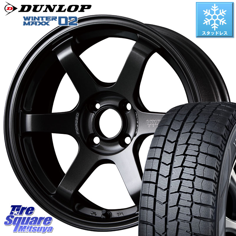 DUNLOP ウィンターマックス02 WM02 ダンロップ スタッドレス ミツヤ 185/55R15RAYS 【欠品次回3~4月】 VOLK RACING TE37 SONIC TE37 ソニック ホイール 15インチ 15X6.0J 42 4穴 100 700系パッソ SuperONE E11ノート コルト パッソセッテ ラウム サクシード べリーサ|タイヤスクエアミツヤ