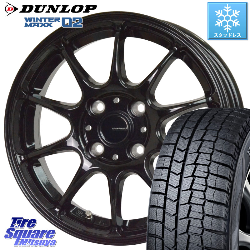 DUNLOP ウィンターマックス02 WM02 ダンロップ スタッドレス ミツヤ 175/70R14HotStuff G.SPEED G-07 ホイール 14インチ ジースピード 14X4.5J 45 4穴 100 Mx27/37/47Sソリオ・MB37SデリカD2 デリカD:2 D2｜タイヤスクエアミツヤ