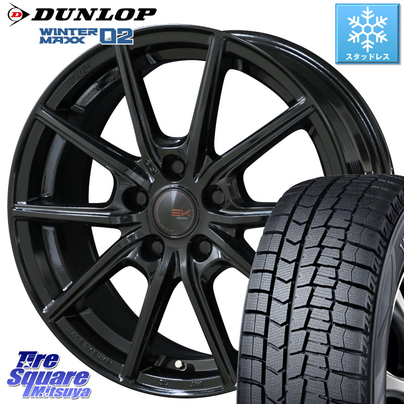 DUNLOP ウィンターマックス02 WM02 ダンロップ スタッドレス ミツヤ 195/65R15 KYOHO SEIN EK ザインEK ホイール 15インチ 15 X 6.0J +45 5穴 100 210系カローラスポーツ 50系プリウス