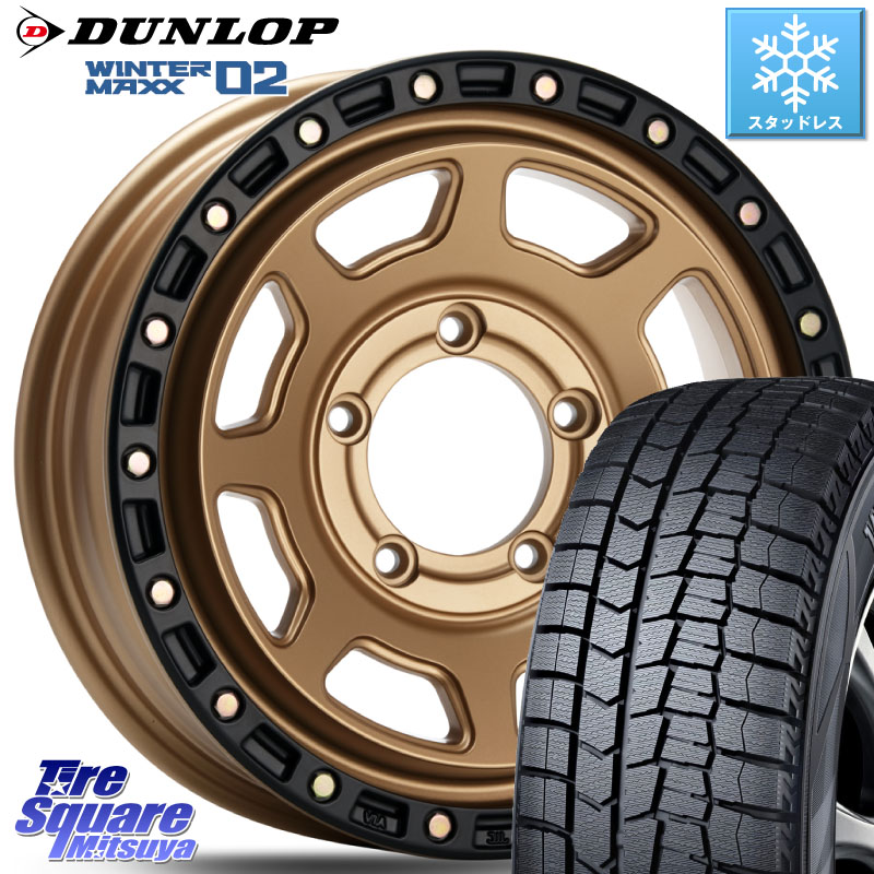 DUNLOP ウィンターマックス02 WM02 CUV ダンロップ スタッドレス ミツヤ 215/65R16 MLJ XJ07 XTREME-J MB JIMNY エクストリームJ ホイール 16インチ 16 X 5.5J +20 5穴 139.7 ジムニー専用(要オーバーフェンダー等)