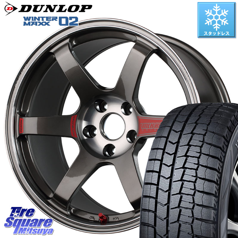 DUNLOP ウィンターマックス02 WM02 CUV ダンロップ スタッドレス ミツヤ 215/60R17RAYS 【欠品次回3~4月】 VOLK RACING TE37 SAGA SL TE37 ホイール 17インチ 17X7.5J 43 5穴 114.3 CX-30 MX-30 20系アルファード ヴェルファイア UX レクサス|タイヤスクエアミツヤ