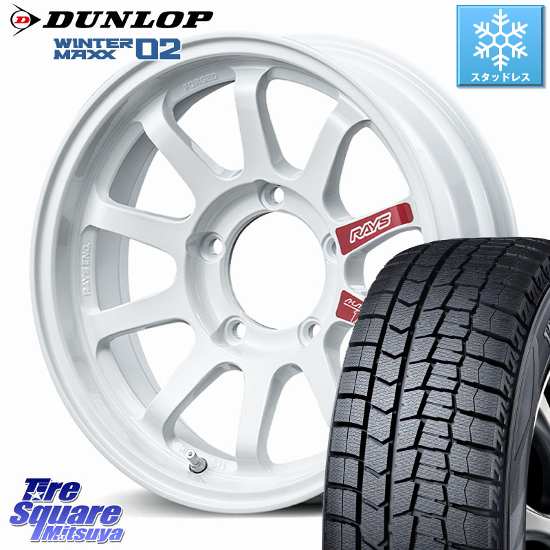 DUNLOP ウィンターマックス02 WM02 CUV ダンロップ スタッドレス ミツヤ 215/65R16 RAYS 【欠品次回11~12月】 A LAP-J PRO ※インセット-6 鍛造 ホイール 16インチ 16 X 6.0J +0 5穴 139.7 ジムニー専用(要オーバーフェンダー等) ジムニ－シエラ・ノマド(カスタム) 259,370円