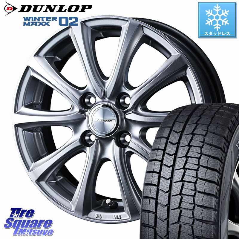 DUNLOP ウィンターマックス02 WM02 ダンロップ スタッドレス ミツヤ 175/60R16 WEDS 【欠品次回4月上旬】 JOKER SMASH ホイール 16インチ ジョーカースマッシュ 16 X 6.0J +40 4穴 100