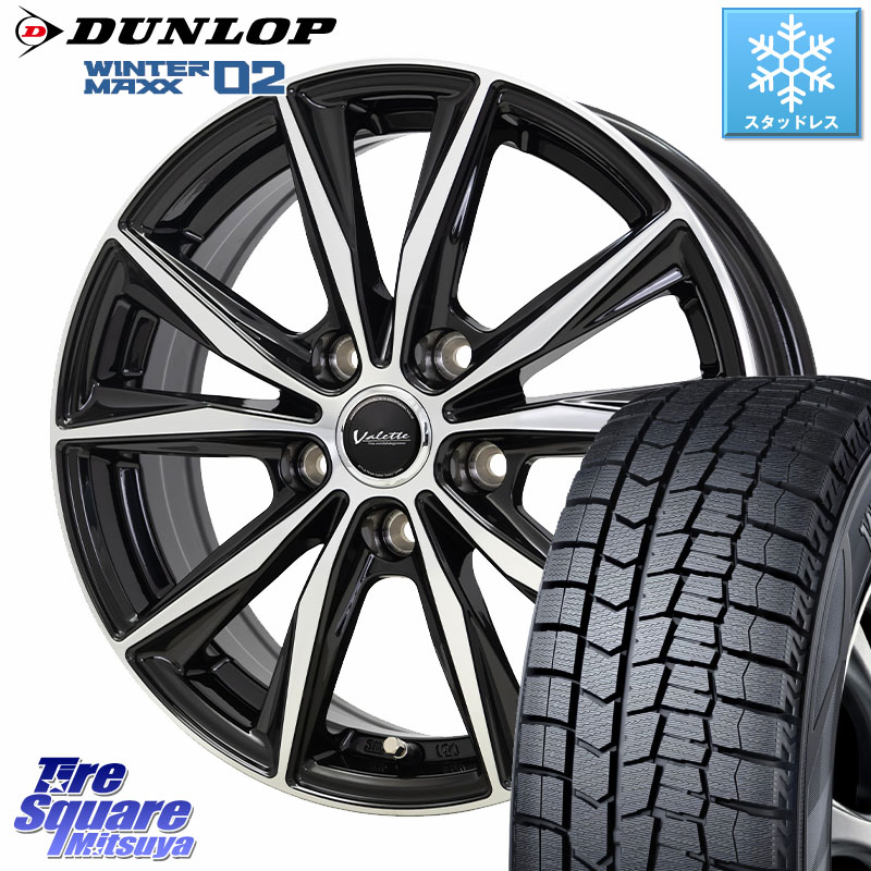 DUNLOP ウィンターマックス02 WM02 ダンロップ スタッドレス ミツヤ 195/60R16HotStuff Valette Sting ヴァレット スティング ホイール 16インチ 16X6.0J 40 5穴 114.3 フロンクス|タイヤスクエアミツヤ