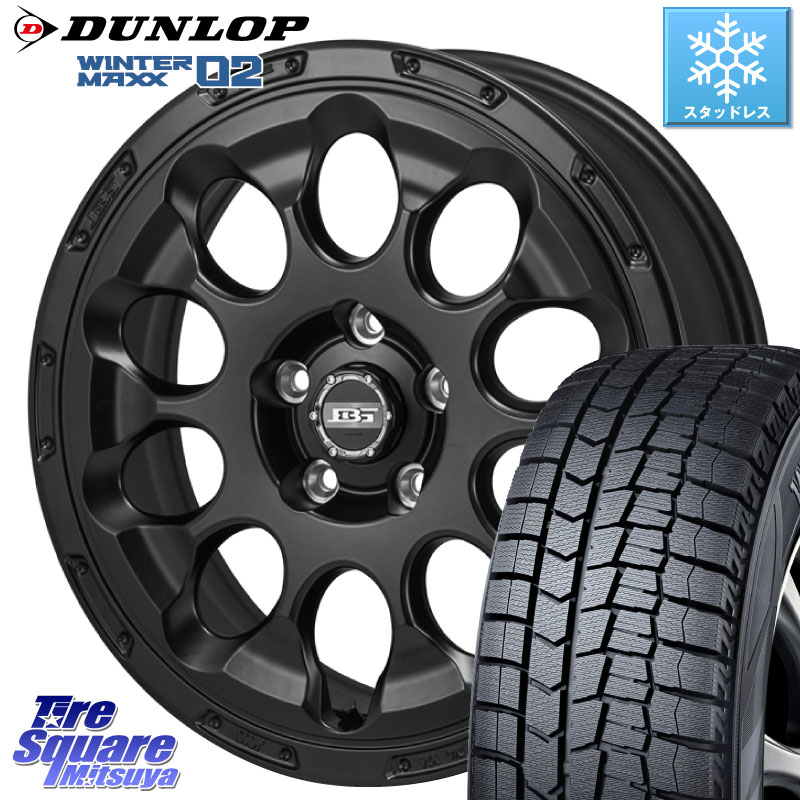 DUNLOP ウィンターマックス02 WM02 CUV ダンロップ スタッドレス ミツヤ 215/60R17 KOSEI BOTTOM GARCIA CHRONO ホイール 17インチ 17 X 7.0J +45 5穴 114.3 C-HR 50系エスティマ 10系カローラクロス ZR-V RV系ヴェゼル RC系オデッセイ後期 CX-30 MX-30