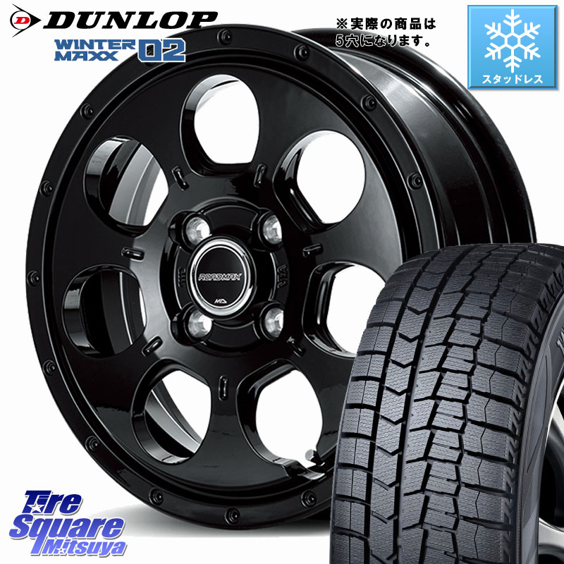 DUNLOP ウィンターマックス02 WM02 ダンロップ スタッドレス ミツヤ 205/65R16MANARAY MID ROADMAX MUD AGENT ホイール 16インチ◇参考画像 16X7.0J 40 5穴 114.3 10系アルファード 70系カムリ エスティマ HS レクサス ティアナ 日産 ES レクサス｜タイヤスクエアミツヤ