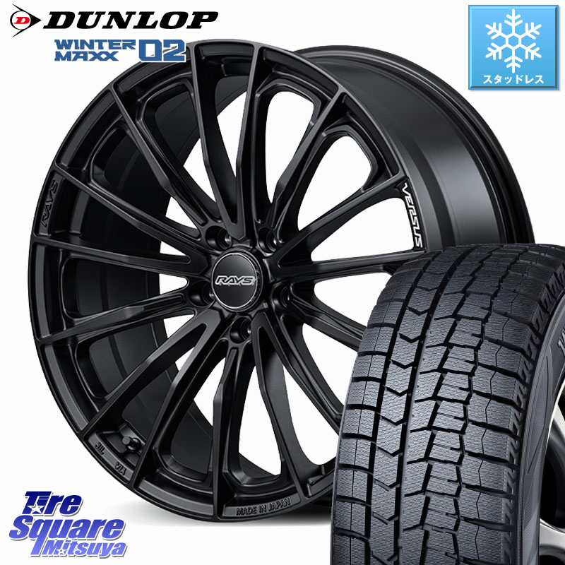 DUNLOP ウィンターマックス02 WM02 CUV ダンロップ スタッドレス ミツヤ 215/60R17RAYS 【欠品次回要問合せ】 VERSUS VOUGE SE ホイール 17インチ 17X7.0J 40 5穴 114.3 カローラクロス CX-30 MX-30 20系アルファード エルグランド 日産 エクストレイル X-TRAIL 日産｜タイヤスクエアミツヤ