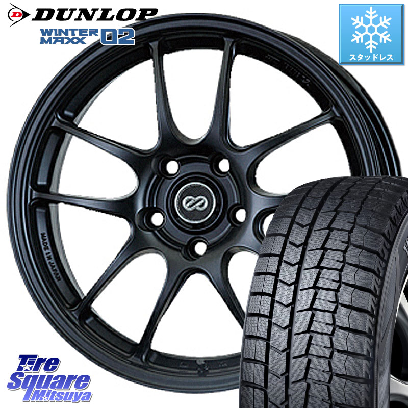 DUNLOP ウィンターマックス02 WM02 ダンロップ スタッドレス ミツヤ 175/65R15 ENKEI エンケイ PerformanceLine PF01 ホイール 15 X 5.0J +45 4穴 100