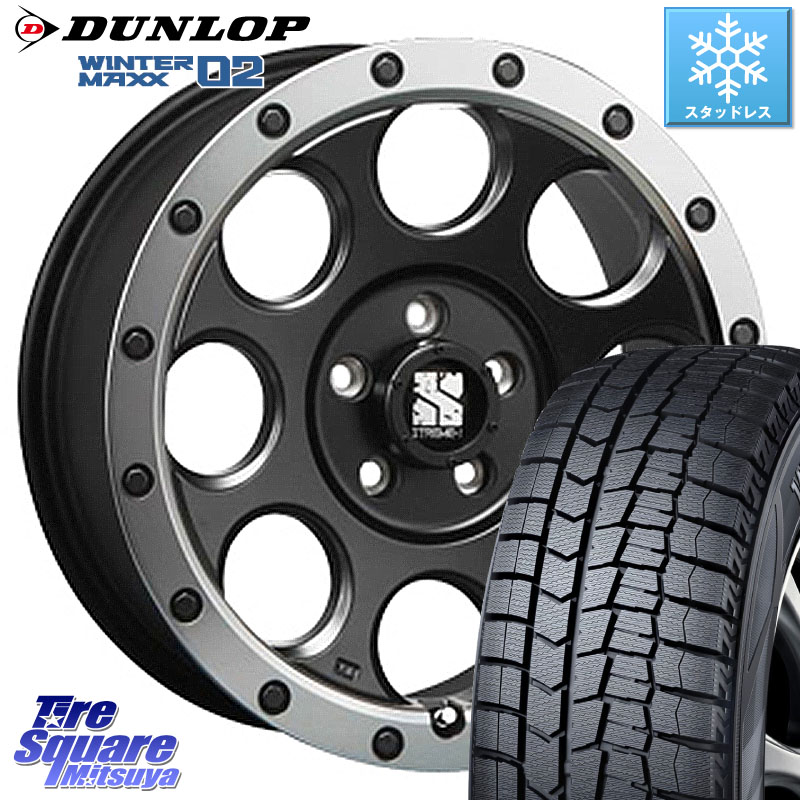 DUNLOP ウィンターマックス02 WM02 STD CUV ダンロップ スタッドレス ミツヤ 225/45R18 MLJ XJ03 エクストリームJ XTREME-J ホイール 18インチ 18 X 8.0J +40 5穴 114.3