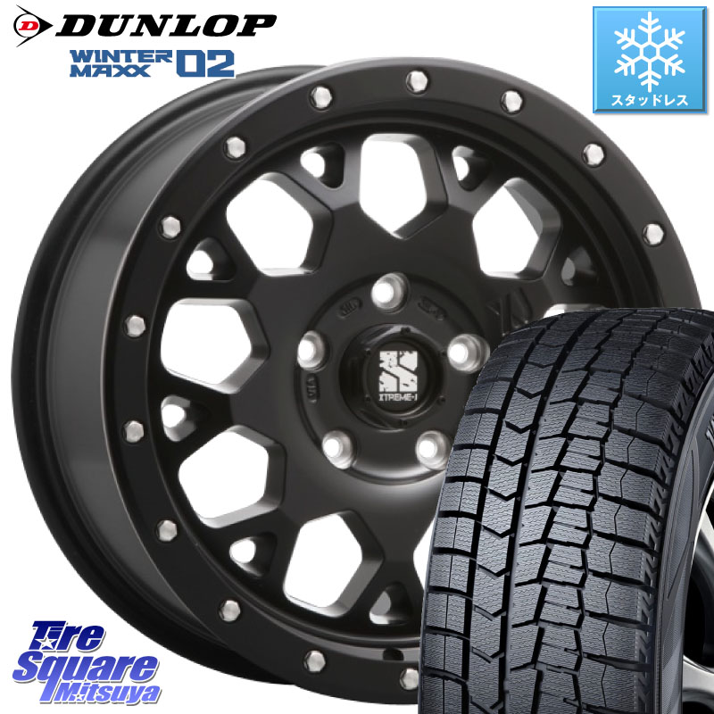 DUNLOP ウィンターマックス02 WM02 ダンロップ スタッドレス ミツヤ 205/65R16 MLJ XJ04 XTREME-J エクストリームJ ホイール 16インチ 16 X 7.0J +35 5穴 114.3