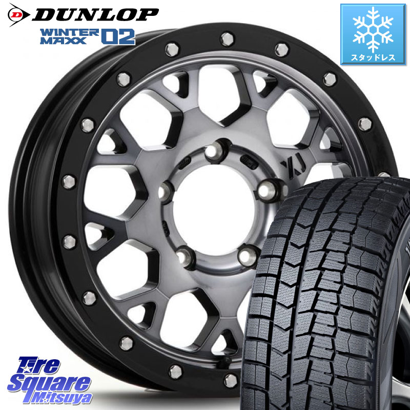 DUNLOP ウィンターマックス02 WM02 CUV ダンロップ スタッドレス ミツヤ 215/65R16 MLJ XJ04 XTREME-J エクストリームJ ホイール 16インチ 16 X 5.5J +22 5穴 139.7 ジムニー専用(要オーバーフェンダー等)