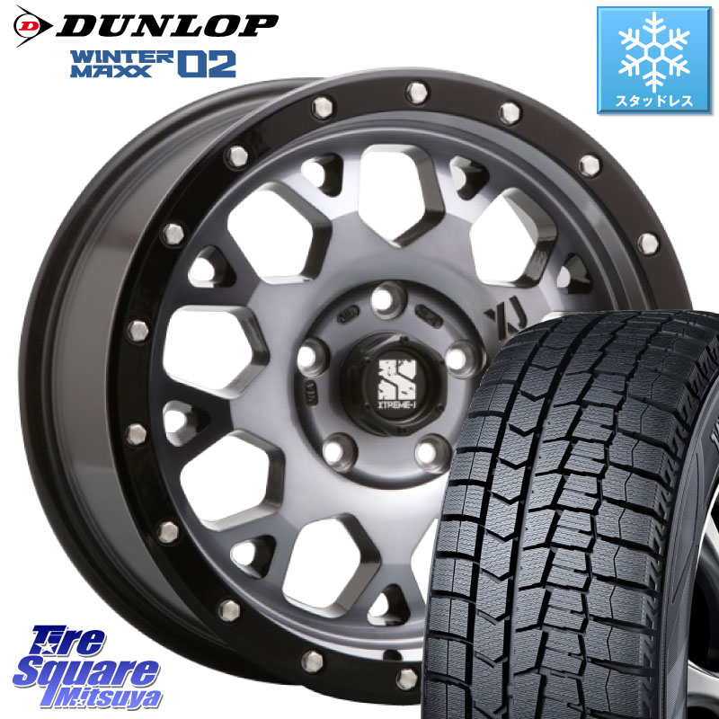 DUNLOP ウィンターマックス02 WM02 CUV ダンロップ スタッドレス ミツヤ 215/60R17MLJ XJ04 XTREME-J エクストリームJ ホイール 17インチ 17X7.0J 42 5穴 114.3 カローラクロス CX-30 MX-30 20系アルファード エクストレイル X-TRAIL 日産 ヴェルファイア UX レクサス｜タイヤスクエアミツヤ