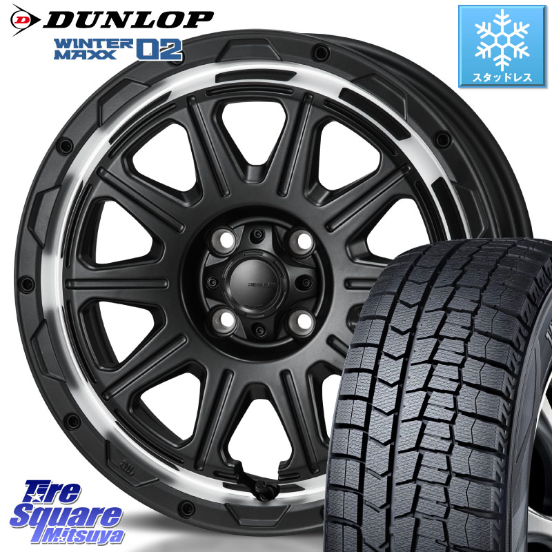 DUNLOP ウィンターマックス02 WM02 ダンロップ スタッドレス ミツヤ 175/60R16 MONZA HI-BLOCK REGULES 16インチ 16 X 6.0J +40 4穴 100