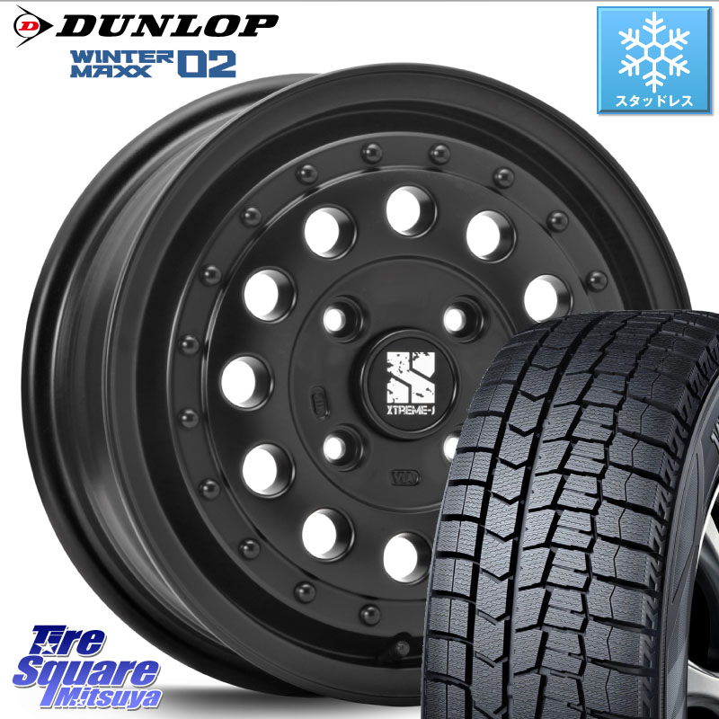 DUNLOP ウィンターマックス02 WM02 ダンロップ スタッドレス ミツヤ 175/65R14 MLJ XTREME-J エクストリーム RUGGED 14インチ 14 X 5.0J +45 4穴 100
