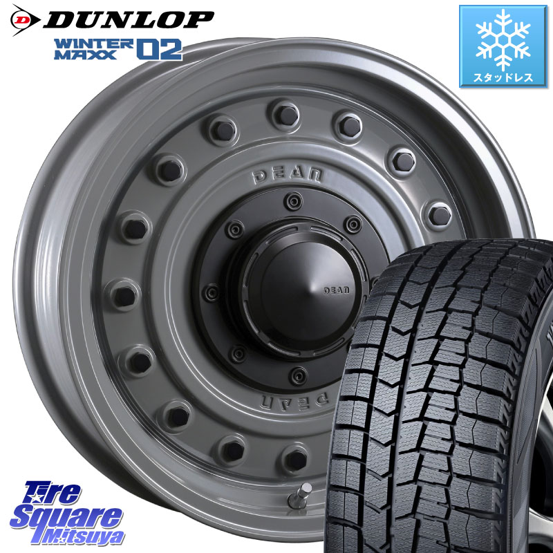 DUNLOP ウィンターマックス02 WM02 ダンロップ スタッドレス ミツヤ 205/65R16 CRIMSON ディーン コロラド 16インチ 16 X 7.0J +37 5穴 114.3