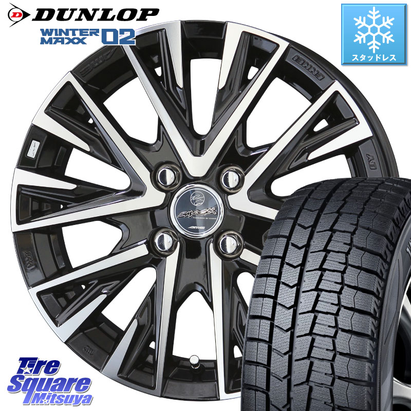 DUNLOP ウィンターマックス02 WM02 ダンロップ スタッドレス ミツヤ 165/55R14 KYOHO スマック レジーナ SMACK LEGINA ホイール 14 X 4.5J +45 4穴 100 ハイゼット アゲトラCustom車用※軽自動車専用ホイール※