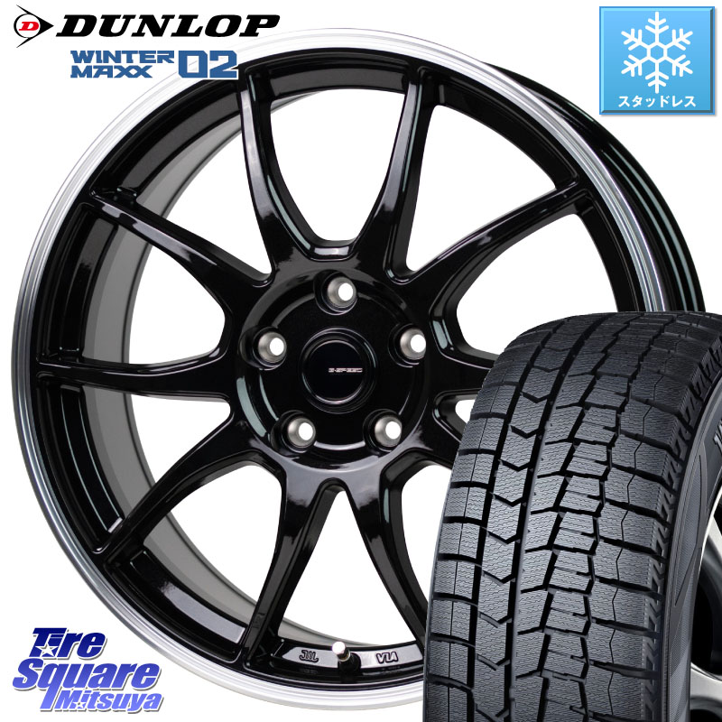 DUNLOP ウィンターマックス02 WM02 ダンロップ スタッドレス ミツヤ 175/65R15 HotStuff G-SPEED P06 P-06 ホイール 15インチ ジースピード 15 X 6.0J +43 5穴 114.3