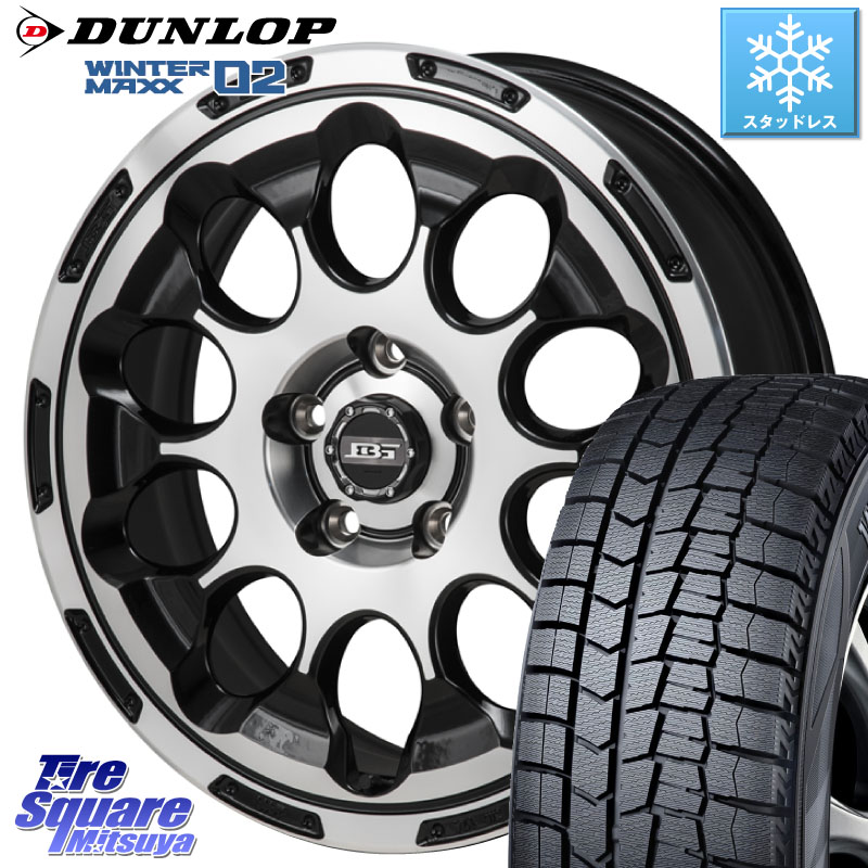 DUNLOP ウィンターマックス02 WM02 CUV ダンロップ スタッドレス ミツヤ 215/60R17 Japan三陽 ボトムガルシア CHRONO クロノ 17 X 7.0J +38 5穴 114.3 10系カローラクロス 20系アルファード