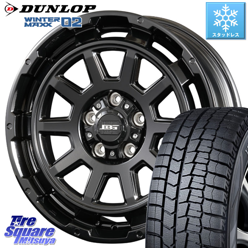 DUNLOP ウィンターマックス02 WM02 CUV ダンロップ スタッドレス ミツヤ 215/55R17KOSEI ボトムガルシア ディグレ ホイール 17X7.0J 40 5穴 114.3 70系カムリ ジューク JUKE 日産 ステージア 日産 マークXジオ HS レクサス ティアナ 日産 カムリ スカイラインセダン 日|タイヤスクエアミツヤ