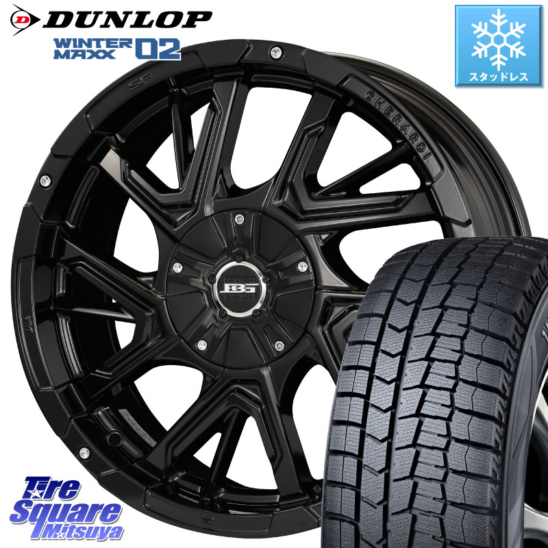 DUNLOP ウィンターマックス02 WM02 CUV ダンロップ スタッドレス ミツヤ 225/60R17KOSEI ボトムガルシア ゲラルディ ホイール 17X7.0J 42 5穴 114.3 30系アルファード/ヴェルファイア デリカD:5 SL系フォレスター SK系フォレスター エクストレイル X-TRAIL 日産 ヴェル|タイヤスクエアミツヤ