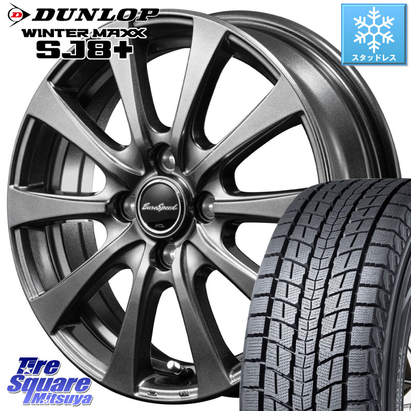 DUNLOP WINTERMAXX SJ8+ ウィンターマックス SJ8プラス スタッドレス ミツヤ 215/70R16 MANARAY EuroSpeed G10 平座仕様 トヨタ・レクサス専用 ホイール 16インチ MID 16 X 6.5J +37 5穴 114.3