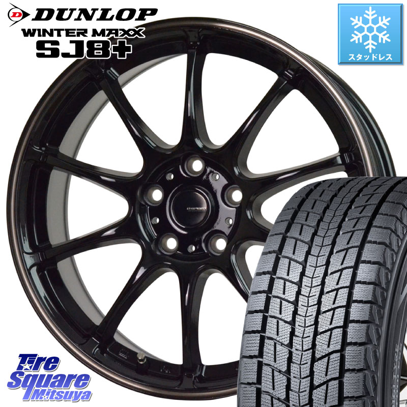 DUNLOP WINTERMAXX SJ8+ ウィンターマックス SJ8プラス スタッドレス ミツヤ 245/70R16 HotStuff G・SPEED P-07 ジー・スピード ホイール 16インチ 16 X 6.5J +38 5穴 114.3