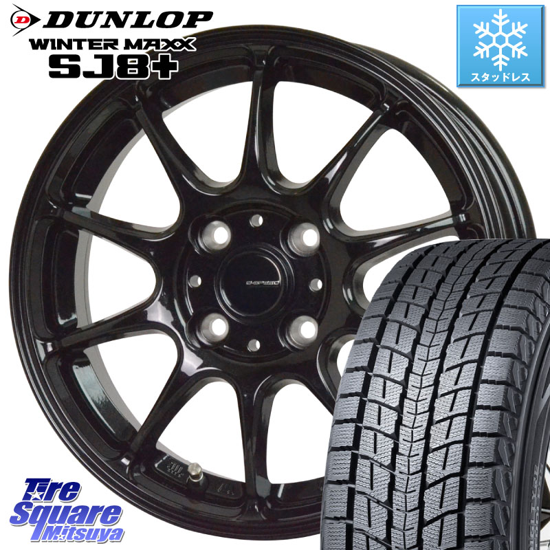 DUNLOP WINTERMAXX SJ8+ ウィンターマックス SJ8プラス スタッドレス ミツヤ 215/65R16 HotStuff G.SPEED G-07 ホイール 16インチ ジースピード 16 X 6.0J +43 4穴 100 62,722円