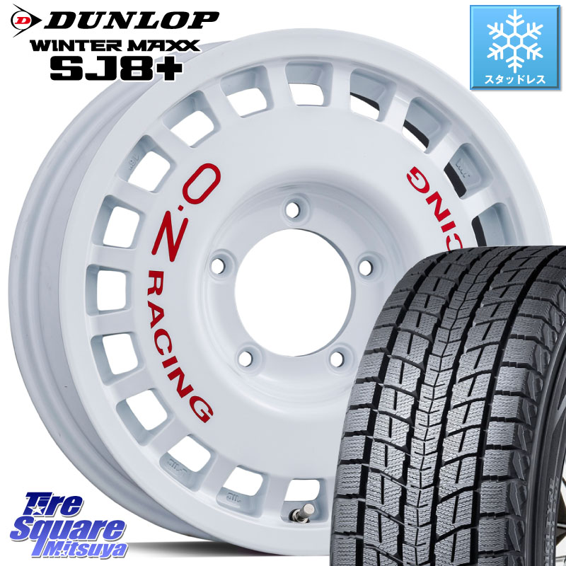 DUNLOP WINTERMAXX SJ8+ ウィンターマックス SJ8プラス スタッドレス ミツヤ 225/70R16 OZ Rally Racing 4x4 ラリーレーシング ジムニー用 ホイール 16インチ 16 X 5.5J +20 5穴 139.7 ジムニー専用(要リフトアップ・オーバーフェンダー等)