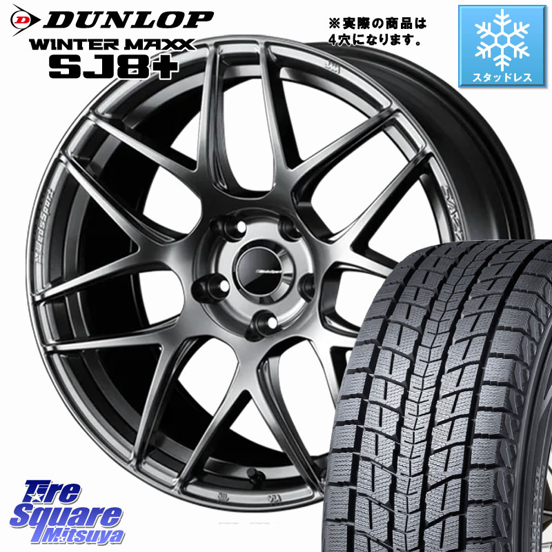 DUNLOP WINTERMAXX SJ8+ ウィンターマックス SJ8プラス スタッドレス ミツヤ 215/70R16 WEDS 【欠品次回06月下旬】 74205 SA-27R PSB ウェッズ スポーツ ホイール 16インチ 16 X 6.5J +42 4穴 100