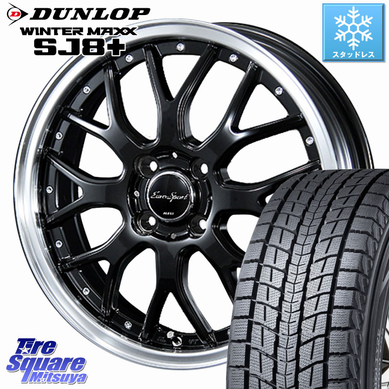 DUNLOP WINTERMAXX SJ8+ ウィンターマックス SJ8プラス スタッドレス ミツヤ 215/70R16 BLEST EuroSport Type815 ホイール 16インチ 16 X 6.0J +40 4穴 100
