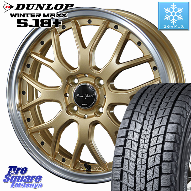 DUNLOP WINTERMAXX SJ8+ ウィンターマックス SJ8プラス スタッドレス ミツヤ 215/70R16 BLEST EuroSport Type815 ホイール 16インチ 16 X 6.0J +40 4穴 100
