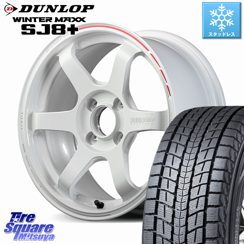 DUNLOP WINTERMAXX SJ8+ ウィンターマックス SJ8プラス スタッドレス ミツヤ 215/70R16 RAYS 【欠品次回10~11月】 TE37 SONIC TIME ATTACK EDITION 鍛造 ホイール 16インチ 16 X 6.5J +39 4穴 100