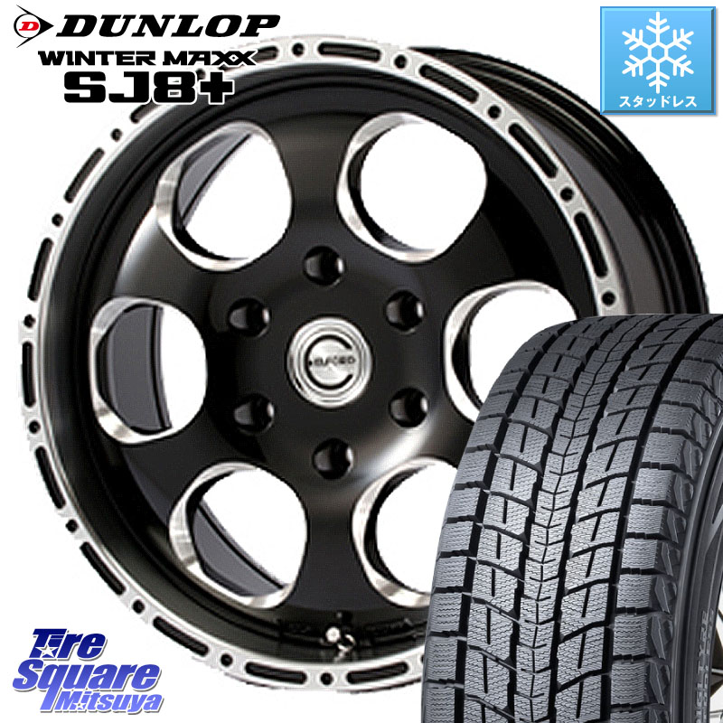 DUNLOP WINTERMAXX SJ8+ ウィンターマックス SJ8プラス スタッドレス ミツヤ 275/65R17MEIWA Blood Stock One Piece ホイール 17インチ 17X8.0J 30 6穴 139.7 トライトンGSR｜タイヤスクエアミツヤ