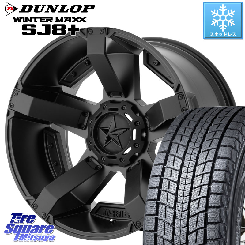 DUNLOP WINTERMAXX SJ8+ ウィンターマックス SJ8プラス スタッドレス ミツヤ 265/65R18KMC XD811 ROCKSTAR2 ホイール 18インチ ロックスター2 18X9.0J 0 6穴 139.7 ランドクルーザー プラド カスタムサイズ|タイヤスクエアミツヤ