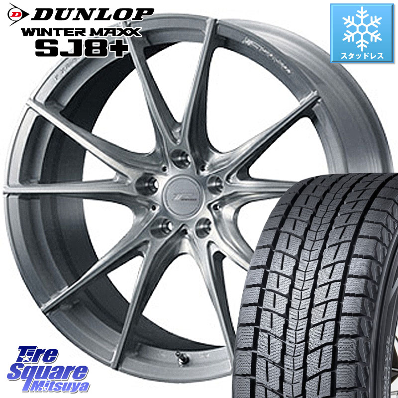 DUNLOP WINTERMAXX SJ8+ ウィンターマックス SJ8プラス スタッドレス ミツヤ 235/60R18 WEDS F ZERO FZ-2 FZ2 鍛造 FORGED ホイール18インチ エフゼロ 18 X 7.5J +48 5穴 114.3 182,950円