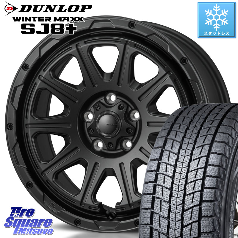DUNLOP WINTERMAXX SJ8+ ウィンターマックス SJ8プラス スタッドレス ミツヤ 215/70R16 MONZA HI-BLOCK REGULES BK 16インチ 16 X 6.0J +40 4穴 100