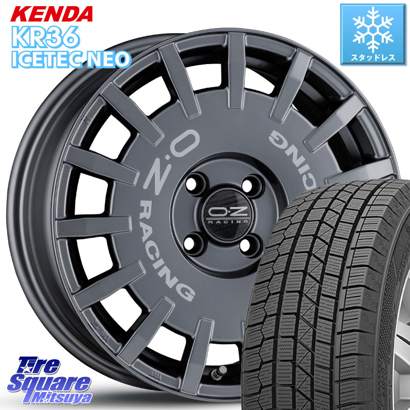KENDA KR36 ICETEC NEO 2025年製 アイステックネオ ケンダ スタッドレス ミツヤ 215/70R16OZ Rally Racing ラリーレーシング GRA 16インチ 16X6.5J 38 4穴 100 ロッキー ガソリン車 4穴 ライズ ガソリン車 4穴｜タイヤスクエアミツヤ