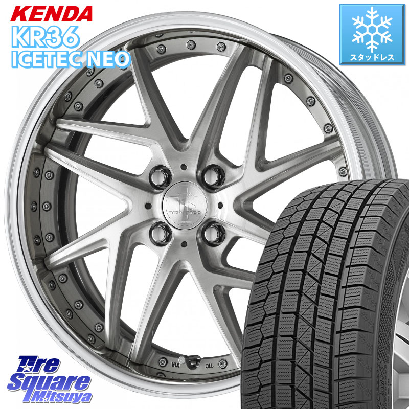 KENDA KR36 ICETEC NEO 2025年製 アイステックネオ ケンダ スタッドレス ミツヤ 215/70R16WORK RIZALTADO MESH2 A Disk 16インチ 2ピース 16X6.5J 40 4穴 100 ロッキー ガソリン車 4穴 ライズ ガソリン車 4穴|タイヤスクエアミツヤ