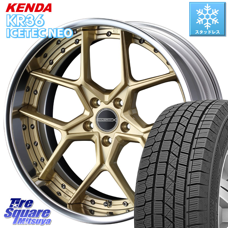 KENDA ケンダ KR36 ICETEC NEO アイステックネオ 2024年製 スタッドレス ミツヤ 235/55R18 WEDS MAVERICK 1505S S-LoDisk 2ピース ホイール 18インチ 18 X 8.5J +38 5穴 114.3 130,990円