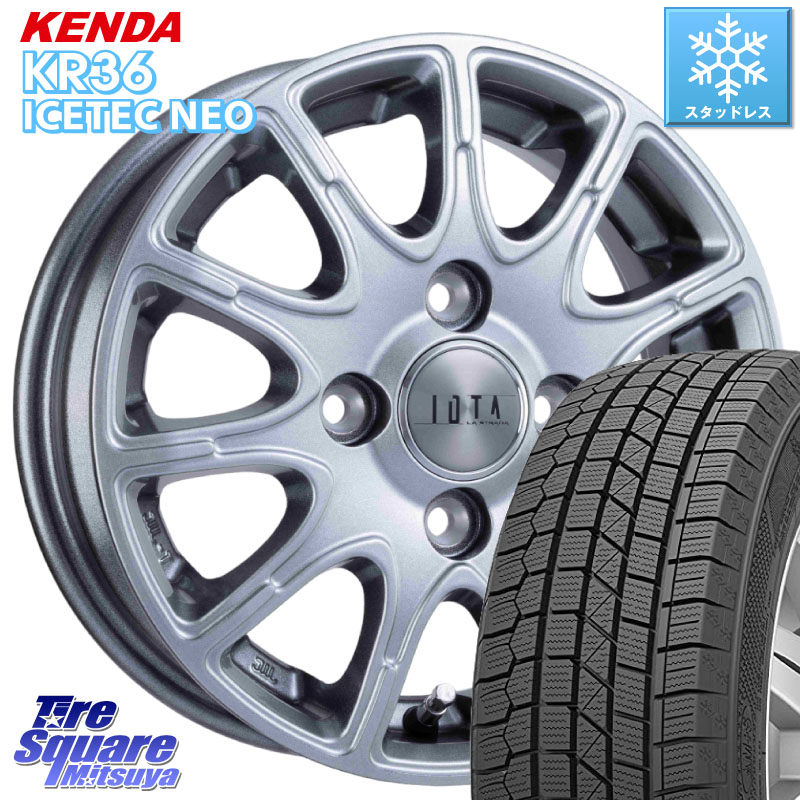KENDA KR36 ICETEC NEO 2025年製 アイステックネオ ケンダ スタッドレス ミツヤ 215/70R16阿部商会 TIRADO IOTA イオタ ホイール 16インチ 16X6.0J 42 4穴 100 ロッキー ガソリン車 4穴 ライズ ガソリン車 4穴|タイヤスクエアミツヤ