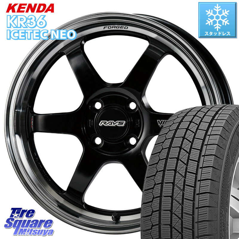 KENDA KR36 ICETEC NEO 2025年製 アイステックネオ ケンダ スタッドレス ミツヤ 215/70R16 RAYS 【欠品次回11~12月】 VOLK RACING TE37 KCR PROGRESSIVE MODEL KCR ホイール 16インチ 16 X 6.0J +42 4穴 100