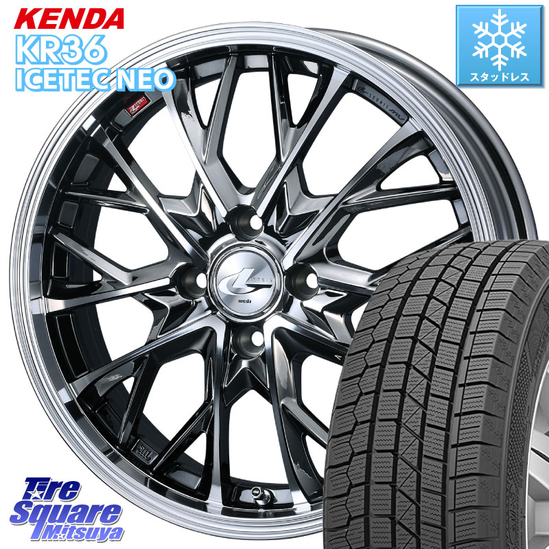 KENDA KR36 ICETEC NEO 2025年製 アイステックネオ ケンダ スタッドレス ミツヤ 215/70R16 WEDS LEONIS MV レオニス MV BMCMC ホイール 16インチ 16 X 6.0J +42 4穴 100