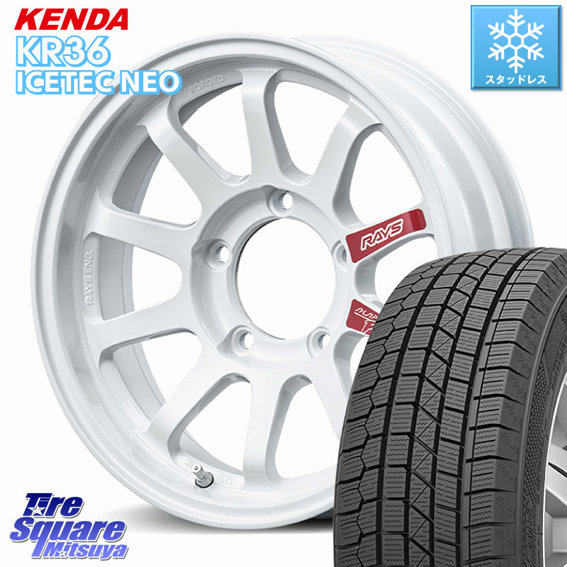 KENDA KR36 ICETEC NEO 2025年製 アイステックネオ ケンダ スタッドレス ミツヤ 215/70R16 RAYS 【欠品次回11~12月】 A LAP-J PRO ※インセット-6 鍛造 ホイール 16インチ 16 X 6.0J +0 5穴 139.7 ジムニー専用(要オーバーフェンダー等) ジムニ－シエラ・ノマド(カスタ