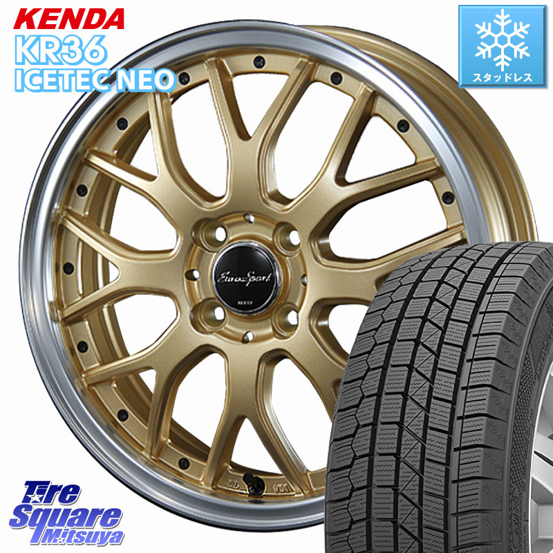 KENDA KR36 ICETEC NEO 2025年製 アイステックネオ ケンダ スタッドレス ミツヤ 215/70R16BLEST EuroSport Type815 ホイール 16インチ 16X6.0J 40 4穴 100 ロッキー ガソリン車 4穴 ライズ ガソリン車 4穴|タイヤスクエアミツヤ