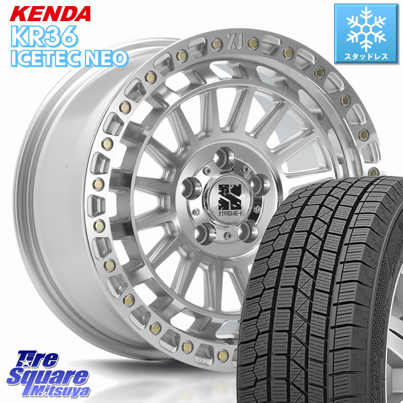 KENDA KR36 ICETEC NEO 2025年製 アイステックネオ ケンダ スタッドレス ミツヤ 225/60R18MLJ XJ08 XTREME-J ホイール 18インチ 18X8.0J 40 5穴 114.3 50系RAV4 80系ハリアー T32エクストレイル CX-5 BT5レガシィアウトバック RAV4 50系 NX レクサス CX-5 CX5 MAZDA｜タイヤスクエアミツヤ