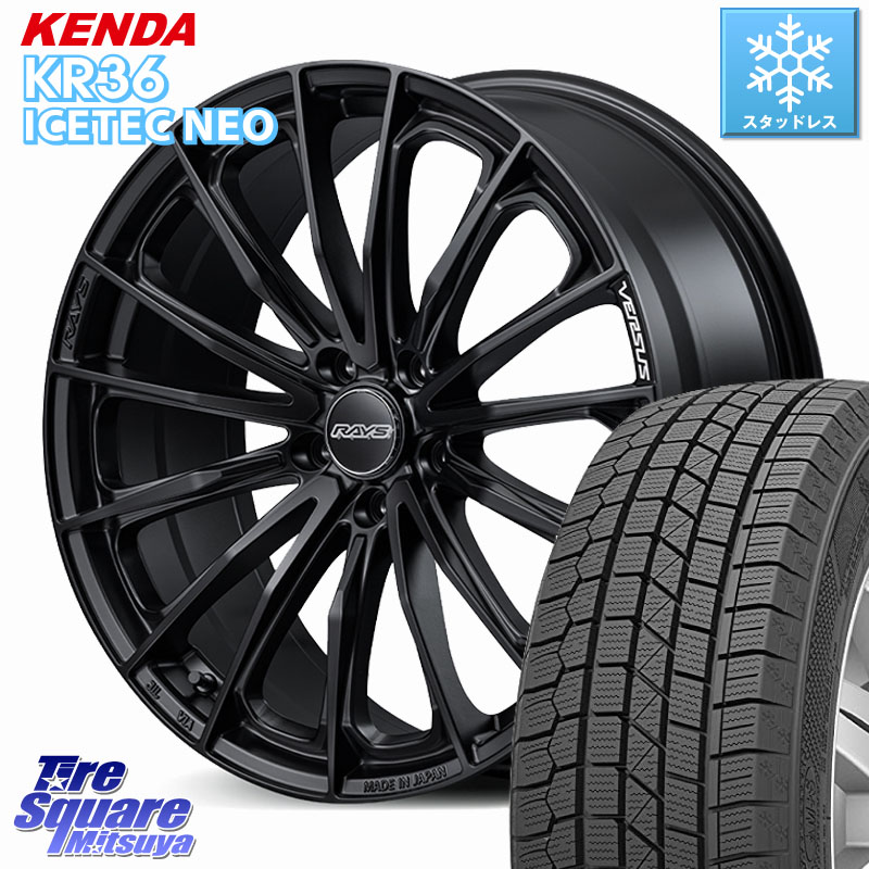 KENDA KR36 ICETEC NEO 2025年製 アイステックネオ ケンダ スタッドレス ミツヤ 225/45R18 RAYS 【欠品次回7~8月】 VERSUS VOUGE SE ホイール 18インチ 18 X 7.0J +42 5穴 114.3 90系ノア ヴォクシー プリウスアルファ リーフ RP6～8ステップワゴン